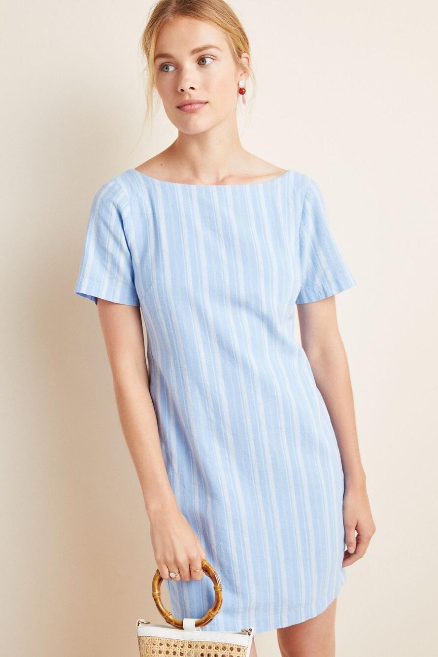 Anthropologie Linen Cape May Mini Dress - New - Size 2